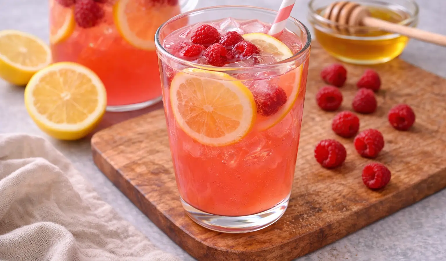 Lemoniada malinowa