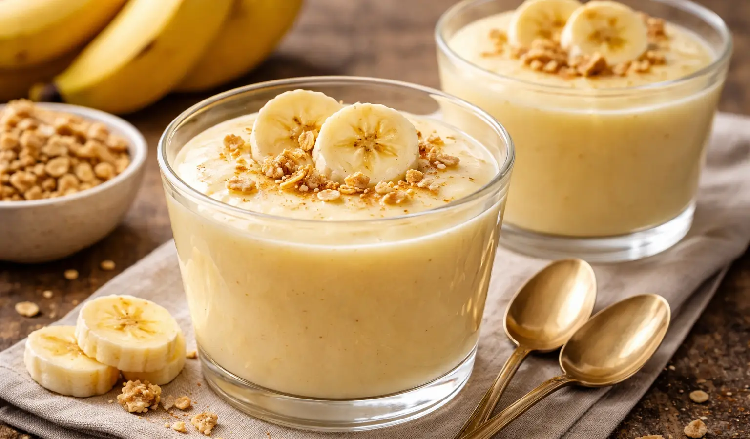 Budyń bananowy