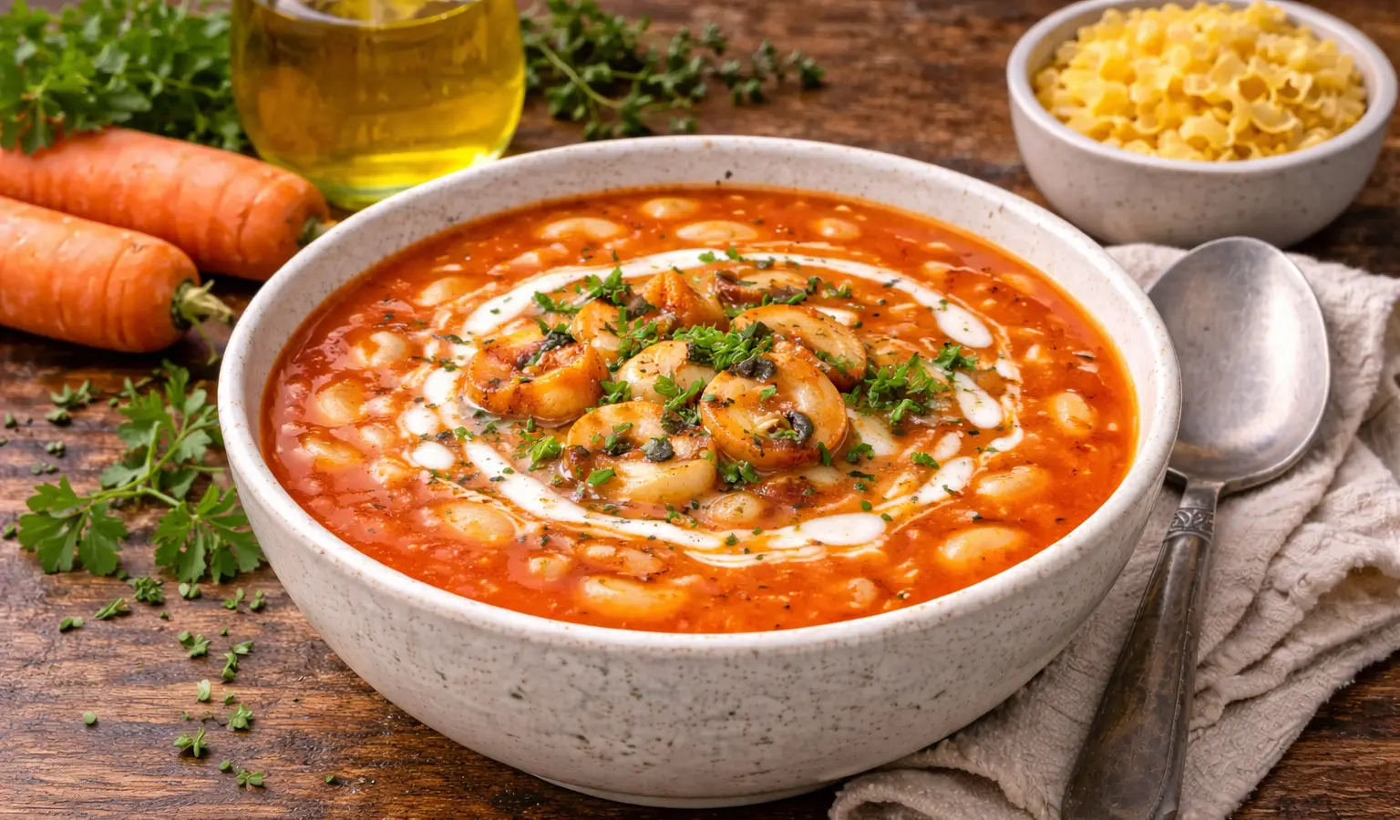 Zupa pomidorowa z makaronem